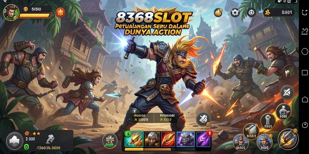 Tampilan menakjubkan dari gameplay seru 8368SLOT yang penuh aksi.