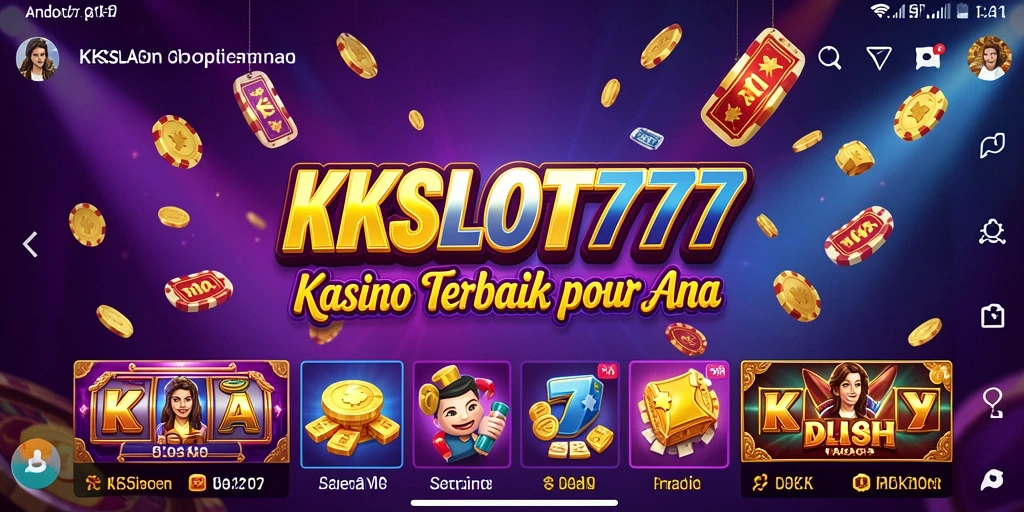Tampilan gameplay Kasino KKSLOT777 yang menawan dan interaktif.