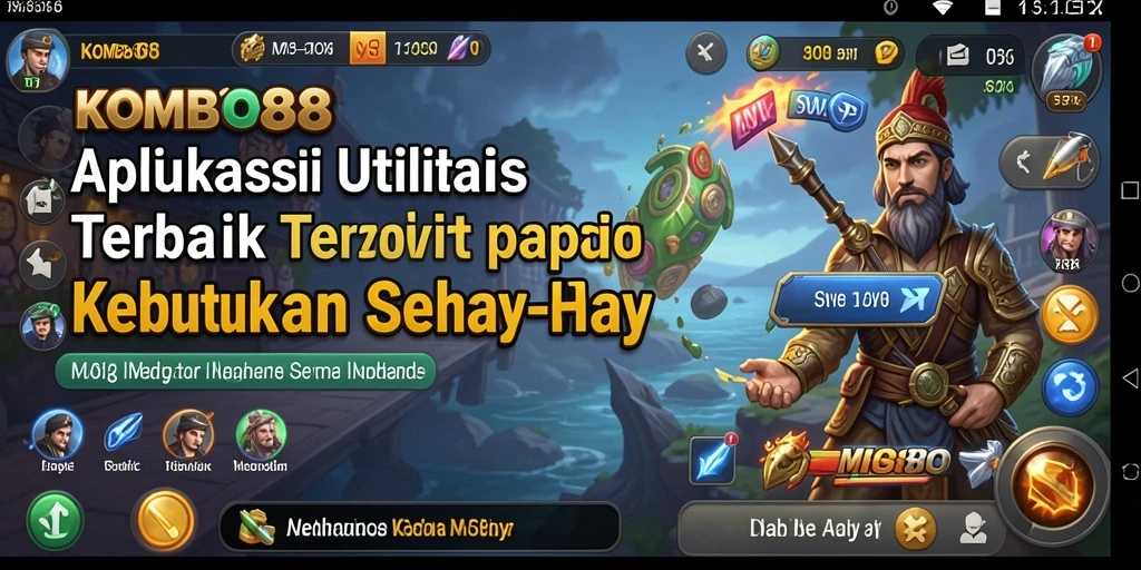 Tampilan utama aplikasi KOMBO88 untuk manajemen tugas.