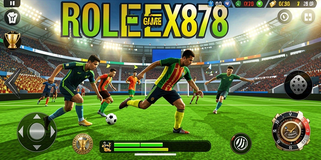 Tampilan gameplay sport yang mendebarkan dan interaktif di ROLEX878.