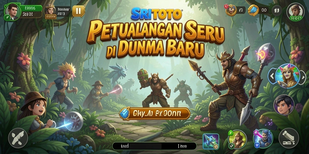 Screenshot gameplay SRITOTO menampilkan aksi petualangan seru.