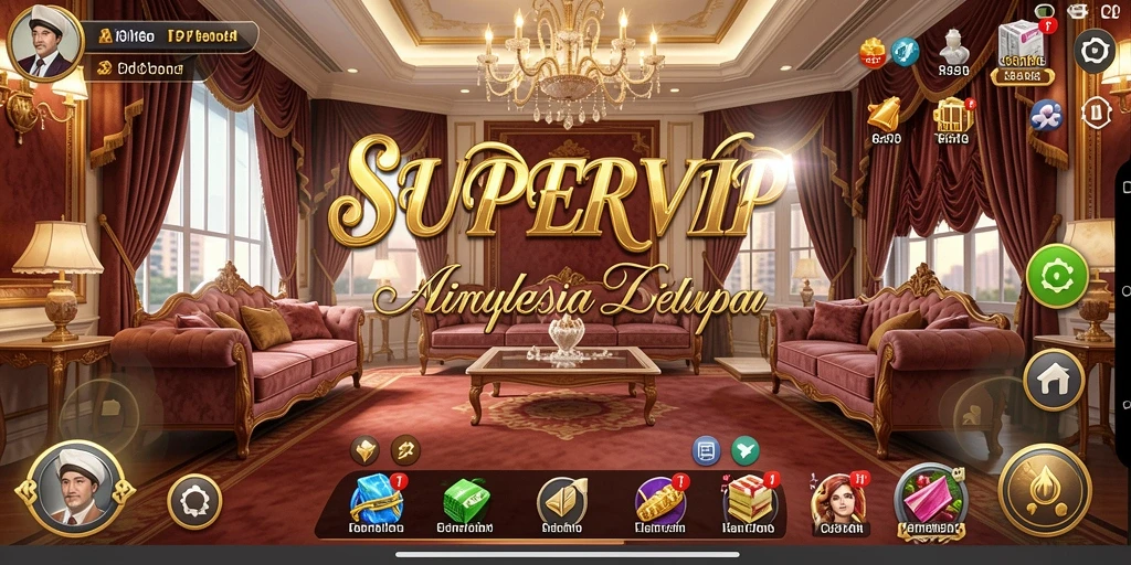 Tampilan gameplay <strong>SUPERVIP</strong> yang menarik dan interaktif.