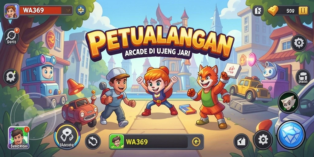 Tampilan gameplay seru dari WA369 yang menantang dan menghibur.